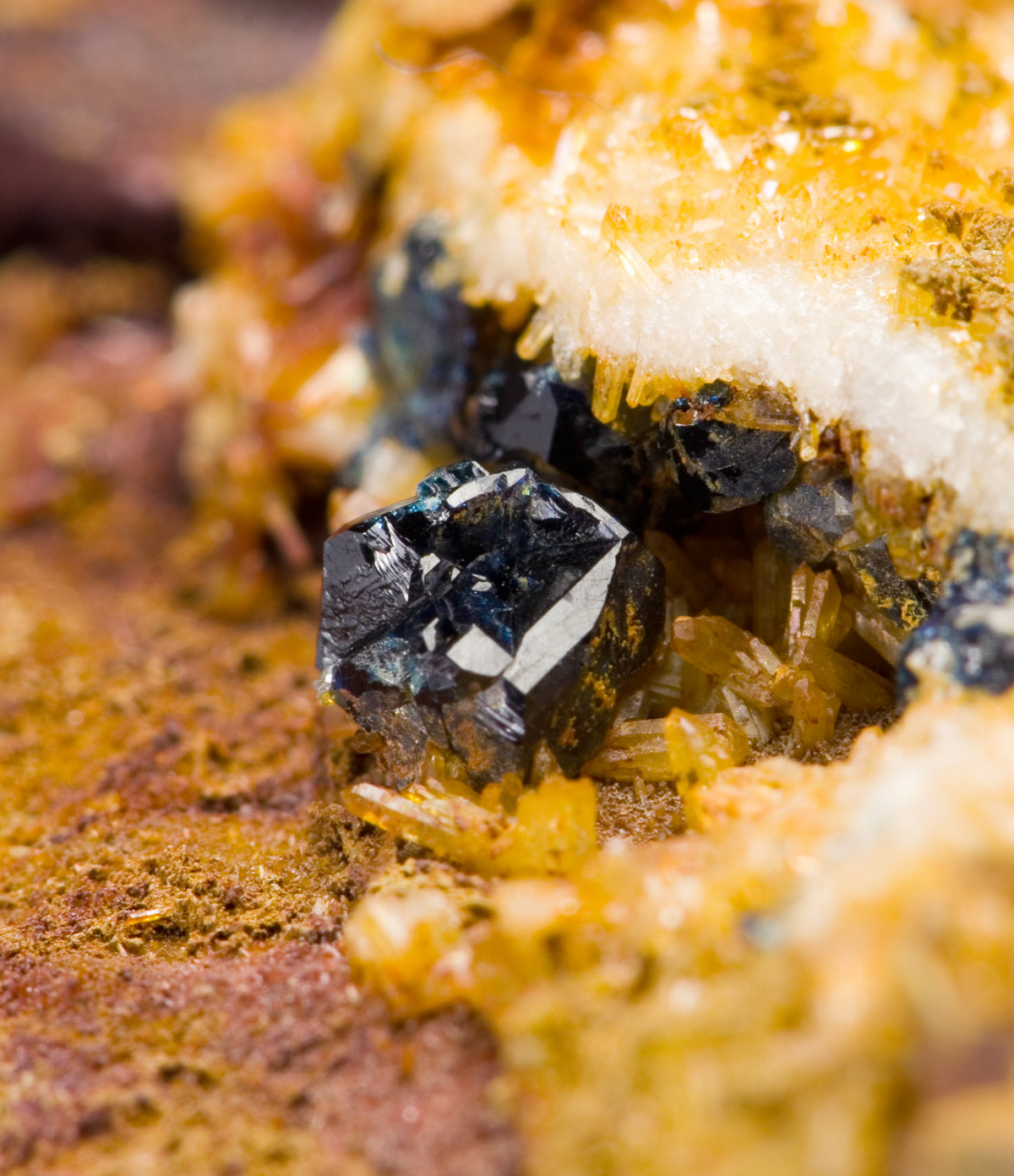 Scorzalite - Esta�o Orcko mine, Machacamarca District (Colavi District), Cornelio Saavedra Province, Potos� Department, Bolivia