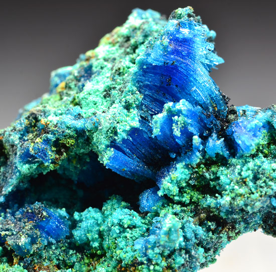 Chalcanthite - Hilarion Mine, Hilarion area, Kamariza Mines, Agios Konstantinos, Lavrion District Mines, Lavrion District , Attik� Prefecture, Greece