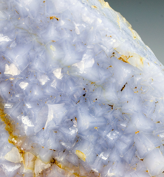 Chalcedony ps After Fluorite - Trestia,  Deva,  Hunedoara Co.,  Romania