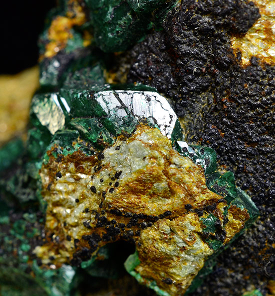 Euchroite - Sv�todu�n� Valley, Ľubietov� ore belt, Western Slovensk� Rudohorie Mts, Bansk� Bystrica Region, Slovakia