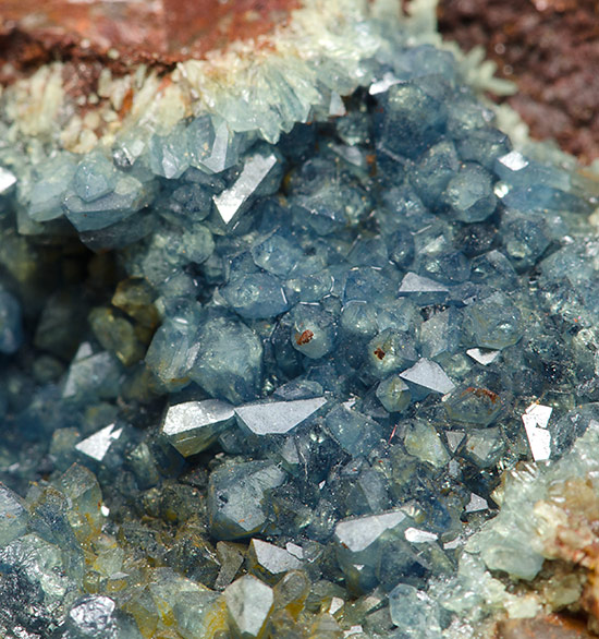 Scorodite - Hemerdon Bal Mine -Sparkwell - Devon - England - UK