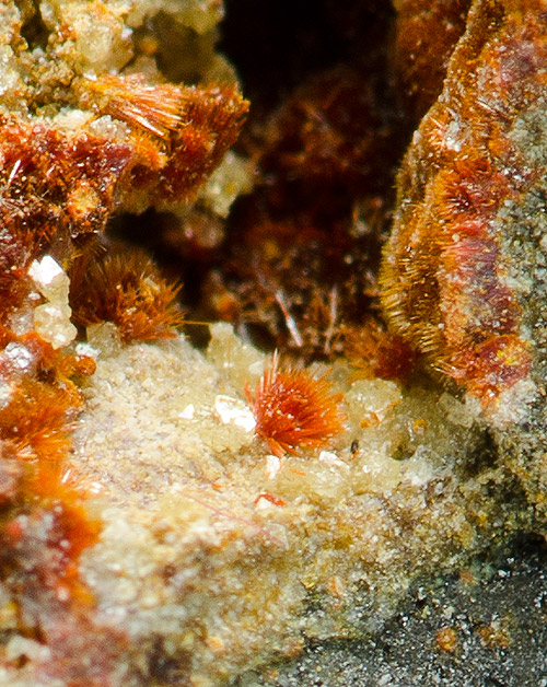 Cetineite - Le Cetine di Cotorniano Mine ,  Chiusdino,  Siena Province,  Tuscany,  Italy (Type Locality)