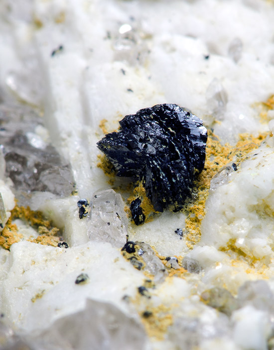 Cervandonite - Mount Cervandone, Baceno, Devero Alp, Ossola Valley, Verbano-Cusio-Ossola Province, Piedmont, Italy (Type Locality)