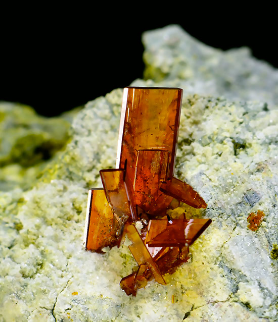 Brookite - Mt. Bregaceto, Borzonasca, Genova Province, Liguria, Italy