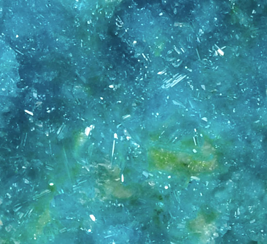 Caledonite with Chlorargyrite - Victoria Segunda mine,  Pampa del Tamarugal,  El Tamarugal province,  Tarapac� Region,  Chile