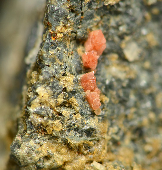 Florencite-(Ce) - Brunegg pass,  Turtmann Valley,  Wallis (Valais),  Switzerland