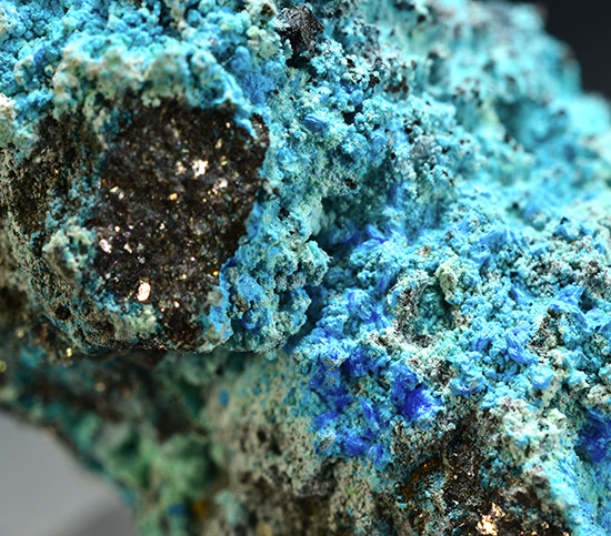 Yvonite - Salsigne mine, Mas-Cabard�s, Carcassonne, Aude, Languedoc-Roussillon, France (TYPE LOCALITY)