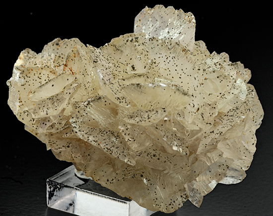 Calcite with Mottramite - Tsumeb Mine, Tsumeb, Otjikoto Region, Namibia