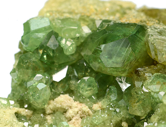 Andradite var. Demantoide - Ambanja District, Diana Region, Antsiranana - Magagascar (Recent Find)