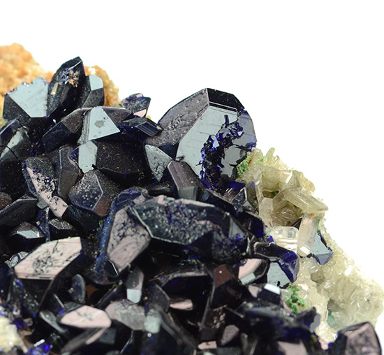 Azurite with Cerussite - Tsumeb Mine - Tsumeb - Otjikoto region - Namibia