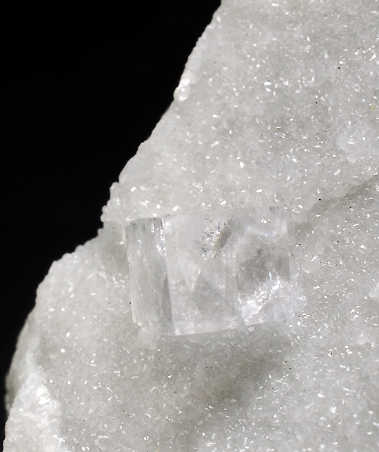 Fluorite over marble - Fantiscritti quarry - Carrara - Apuan Alps - Massa Carrara prov. Tuscany - Italy