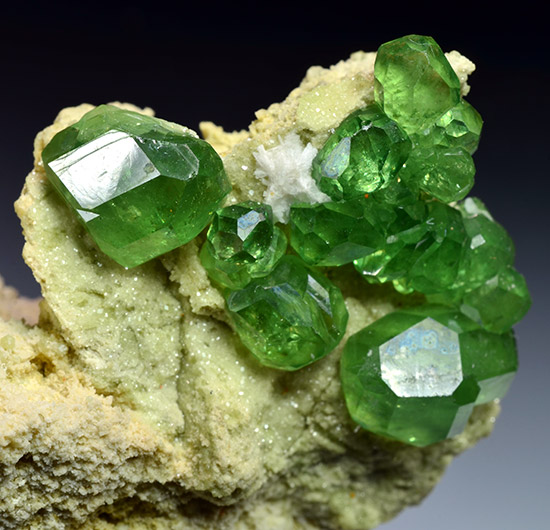 Andradite var. Demantoide - Ambanja District, Diana Region, Antsiranana - Magagascar (Recent Find)