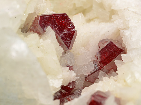 Cinnabar on Dolomite - Tongren Mine, Tongren Co., Tongren Prefecture, Guizhou Province, China
