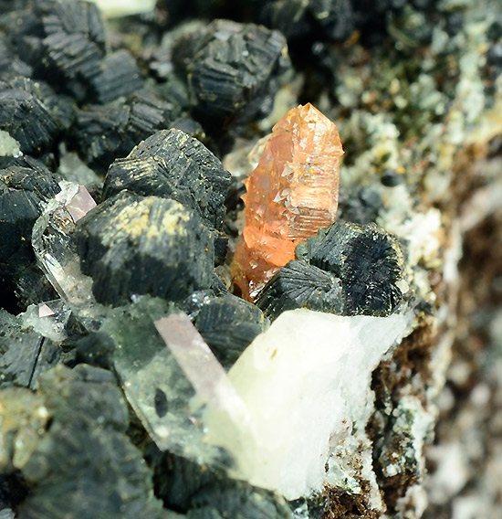 Synchysite-(Ce) - Pizzo Lucendro, Lucendro Valley, Central St Gotthard Massif, Leventina, Ticino, Switzerland