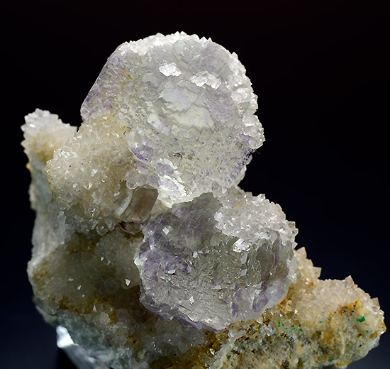 Fluorite with Quartz - Mex Tex Mine - Hansonburg mining district - Socorro County - New Mexico - Usa