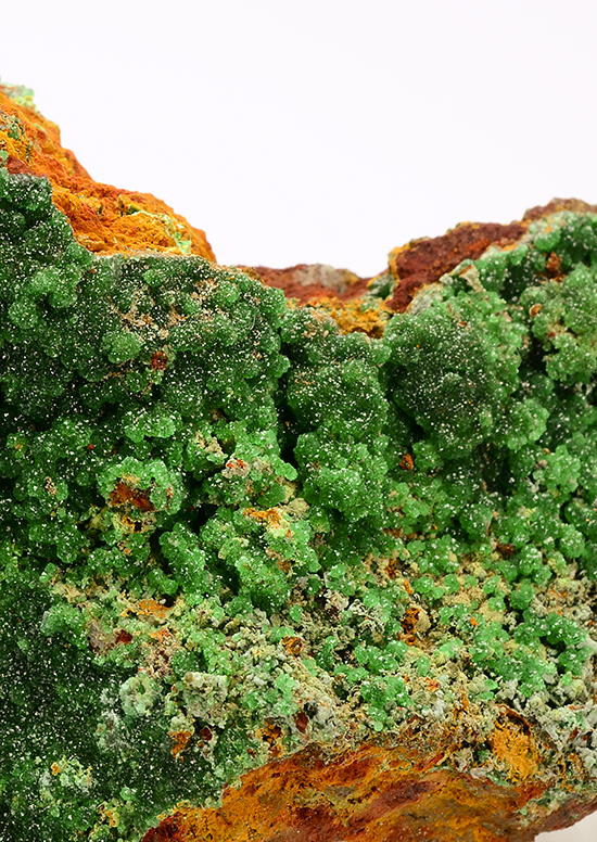 Adamite var. cuprian - Kamariza Mines, Agios Konstantinos [St Constantine], Lavrion District Mines, Lavrion District, Attik� Prefecture, Greece