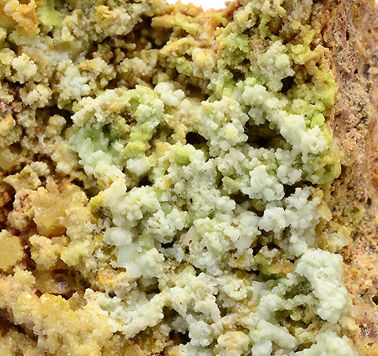 Philipsbornite ps on Mimetite - Hat Yai, Hat Yai District, Songkhla Province, Thailand