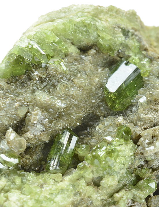 Vesuvianite -  Testa Ciarva, Mussa Alp, Balme, Ala Valley, Lanzo Valleys, Torino Province, Piedmont, Italy