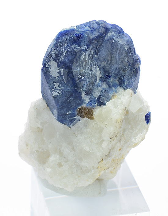 Lazurite PS after Sodalite - Sar-e Sang, Koksha valley, Badakhshan province, Afghanistan
