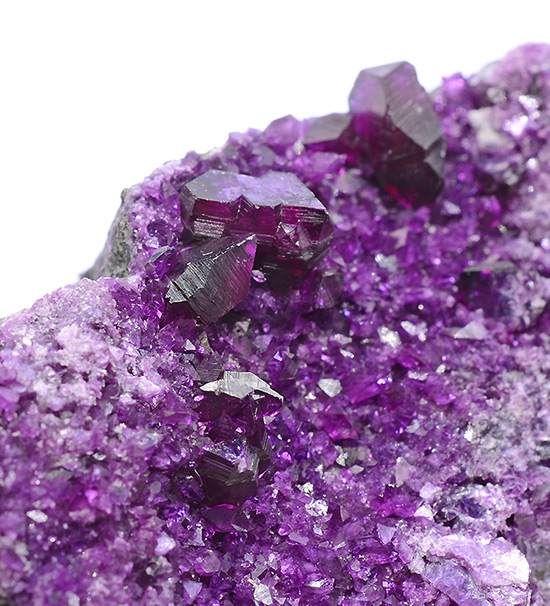 Kammererite (Chromian Chlinoclore), Chromite - Kop Krom mine, Kop Daglari, Erzurum Province, Eastern Anatolia Region, Turkey