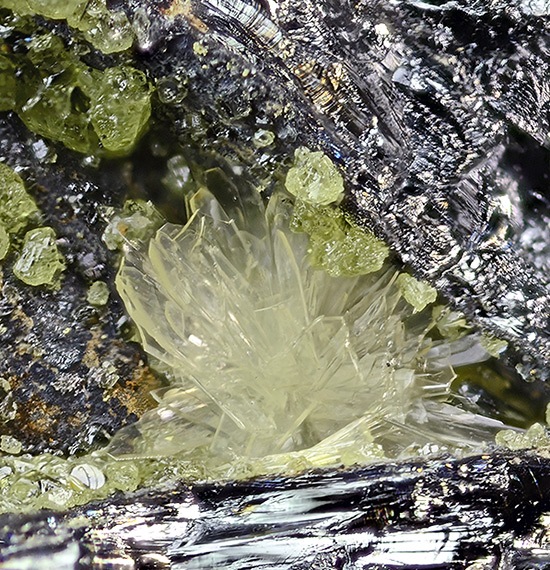 Peretaite with Klebelsbergite - Pereta mine - Pereta - Scansano - Grosseto prov. - Tuscany - Italy (Type Locality)