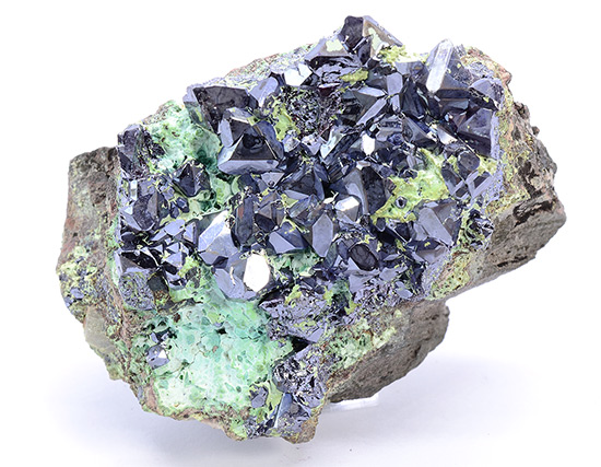 Cuprite and crysocholla - Mashamba West Mine, Kolwezi mining district, Lualaba, DR Congo