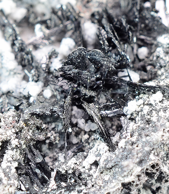 Tenorite -  Glavnaya Tenoritovaya fumarole, Second scoria cone, Northern Breakthrough, Great Fissure eruption, Tolbachik volcano, Kamchatka Krai, Russia