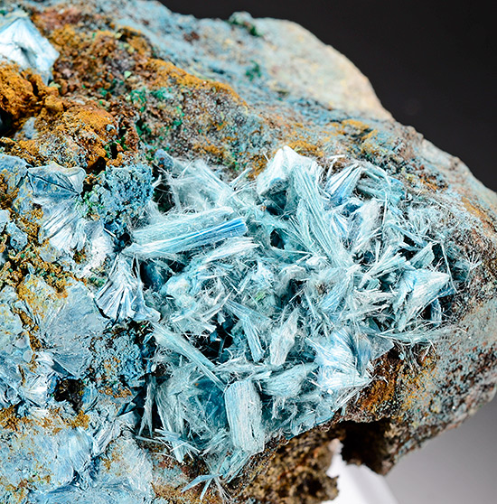Plancheite - Shangulow� Mine, Kambove District, Lualaba, DR Congo