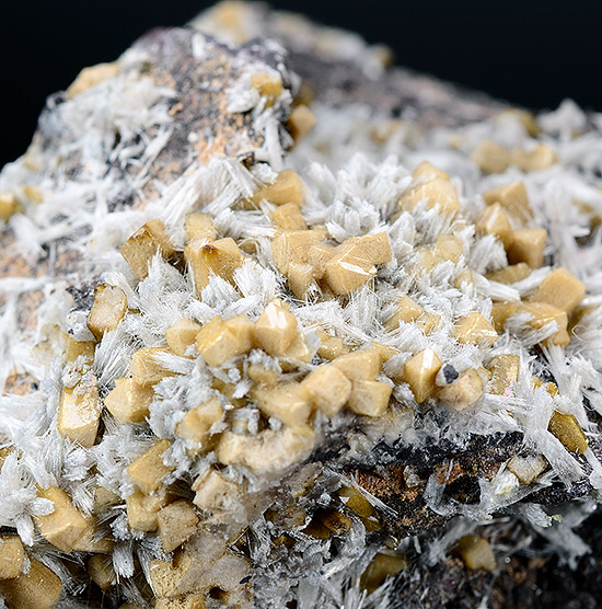 Bultfonteinite and Poldervaartite - N'Chwaning II mine - Kalahari Manganese fields - Northern Cape prov. - South Africa