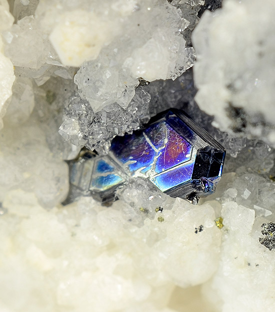 Polybasite-Tac - Clara Mine, Oberwolfach, Wolfach, Ortenaukreis, Freiburg Region, Baden-W�rttemberg, Germany