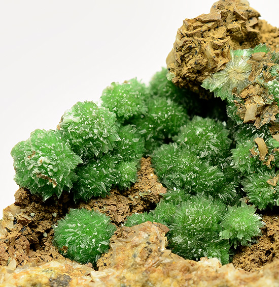 Annabergite - Km. 3 - Lavrion Mines - Lavrion District - Attika Prefecture - Greece