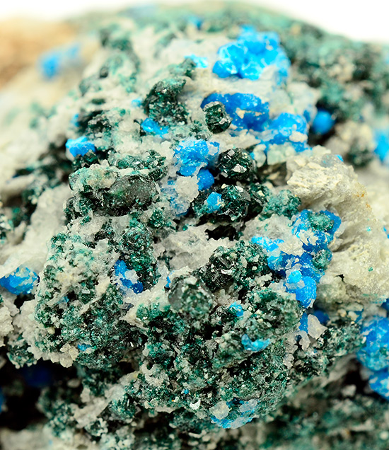 Lammerite with Lavendulan  - El Guanaco Mine, Guanaco (Huanaco), Santa Catalina, Antofagasta Province, Antofagasta Region, Chile