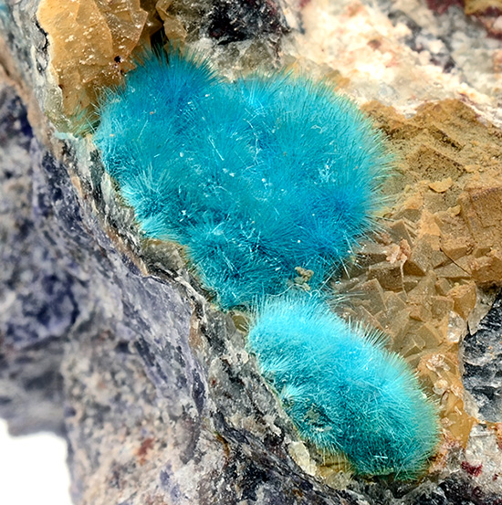 Khaidarkanite -  Mednaya Gorka, Khaidarkan Sb-Hg deposit, Batken Region, Kyrgyzstan (TL)