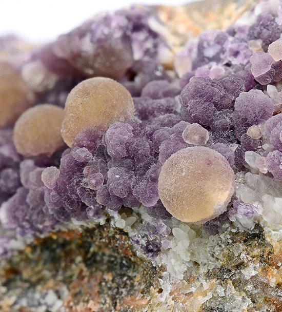 Fluorite - Les Rocs Quarry, Buxieres-les-Mines, Allier, Auvergne, France