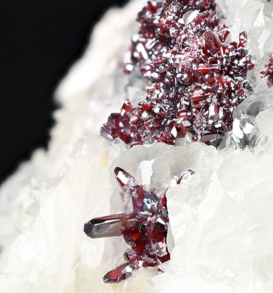 Proustite - Bouismas Mine - Bouismas - Bou Azer distr. - Tazenakht - Ouarzazate prov. - Souss-Massa-Dra� Region - Morocco