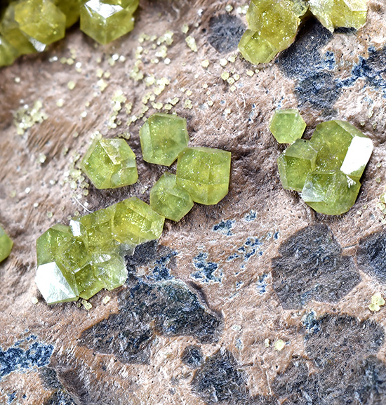 Andradite - He� quarry, Wurlitz, Rehau, Hof District, Upper Franconia, Bavaria, Germany