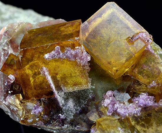 Fluorite - Bergm�nnisch Gl�ck Gegentrum Mine, Frohnau, Annaberg-Buchholz, Annaberg District, Erzgebirge, Saxony, Germany