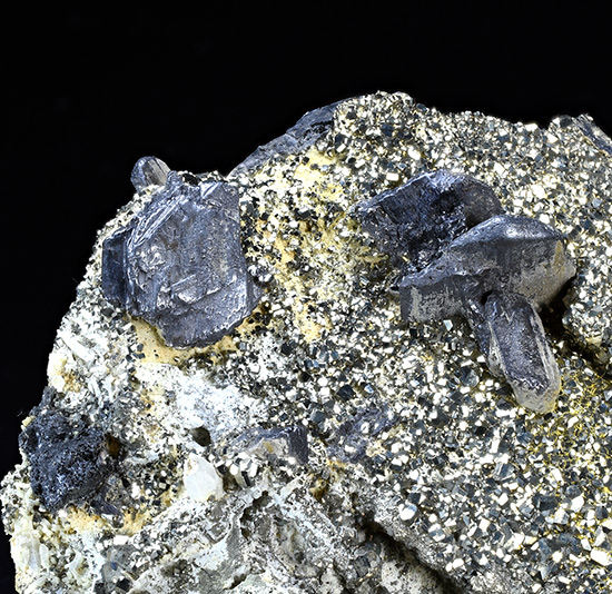 Andorite with Pyrite- San Jos� Mine, Oruro City, Cercado Province, Oruro, Bolivia