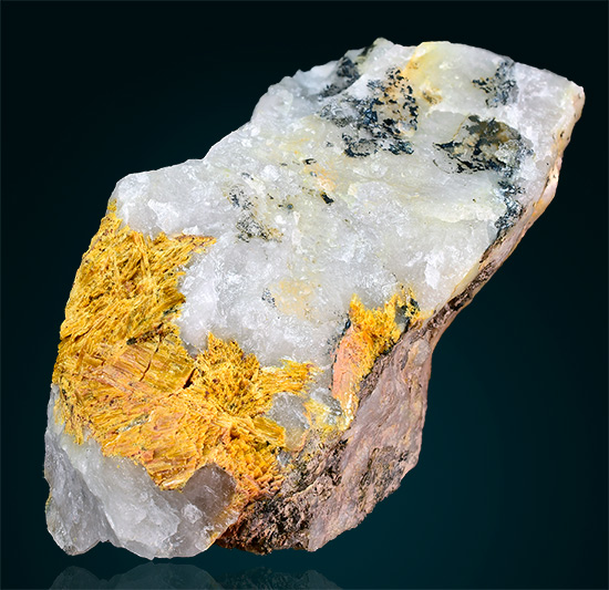 Ardennite-(As) - Salmch�teau, Vielsalm, Luxembourg, Wallonia, Belgium (type Locality)