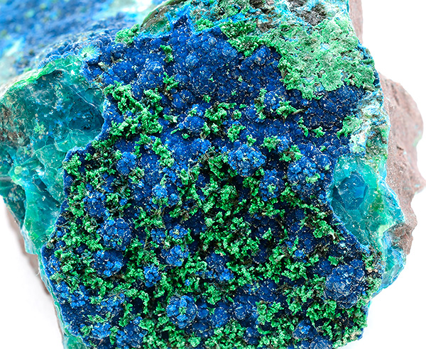 Cornetite - L'Etoile du Congo mine - Lubumbashi - Katanga Copper Crescent - Katanga - Zaire