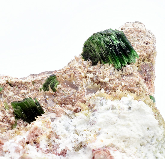 Szenicsite - Jardinera No. 1 mine, Cha�aral, Atacama, Chile