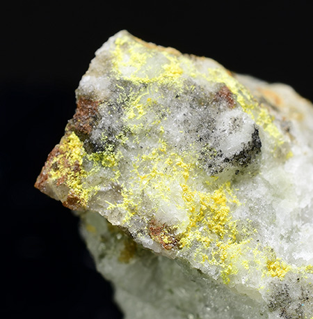 Bayleyite - Gerstenegg-Grimsel cable tunnel, Gerstenegg, Grimsel area, Hasli Valley, Bern, Switzerland