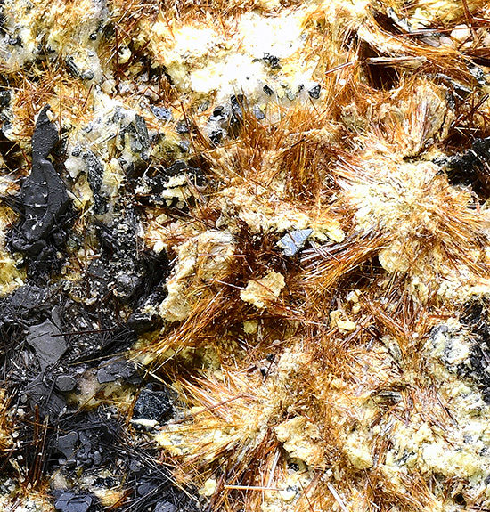 Yuanfuliite - Nuestra Se�ora del Carmen Mines, La Celia lamproite outcrops, Jumilla, Murcia, Spain