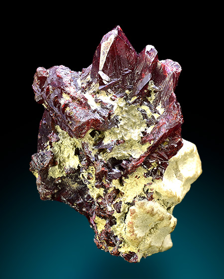 Proustite - Freiberg, Mittelsachsen, Saxony, Germany