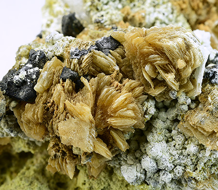 Roweite with Olshanskyite - Shijiangshan mine, Hexigten Banner, Chifeng City, Inner Mongolia, China