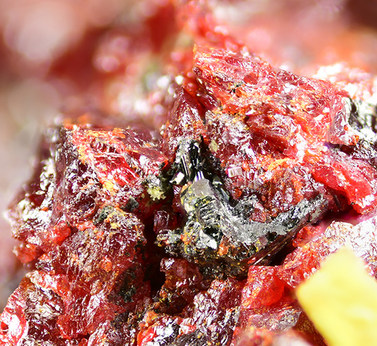 Parapierrotite with Realgar - Allchar, R�anovo, Kavadarci Municipality, North MacedoniaAllchar, R�anovo, Kavadarci Municipality, North Macedonia (TL)