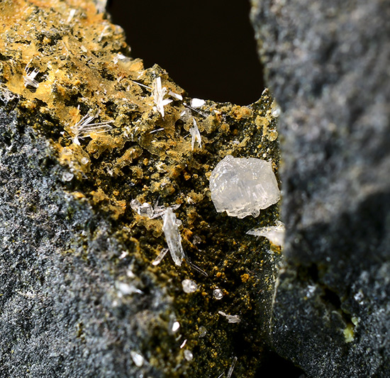 Georgiadesite with Paralaurionite - Vrysaki Point slag locality, Velatouri, Lavreotiki, East Attica, Attica, Greece (TL)