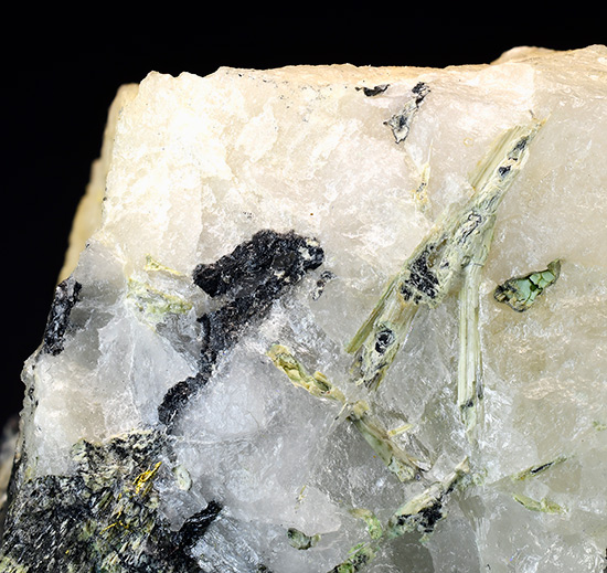Aikinite altered to Bismutite with Gold - Ekateringburg, Berezovsk deposit, Beryozovsky, Sverdlovsk Oblast, Russia