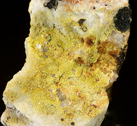 Rhabdophane-(Ce) - Clara Mine, Oberwolfach, Ortenaukreis, Freiburg Region, Baden-W�rttemberg, Germany