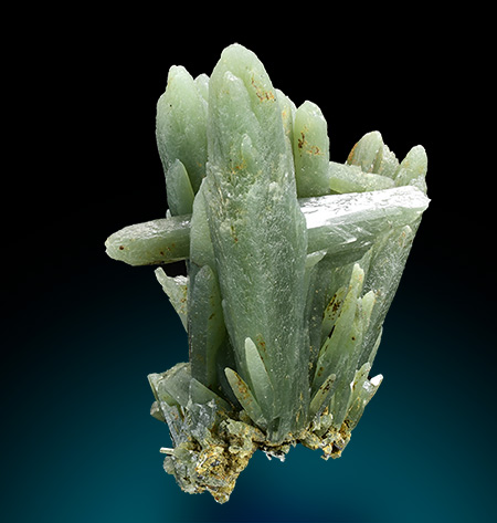 Prase quartz and hematite - Serifos island - Attica - Greece